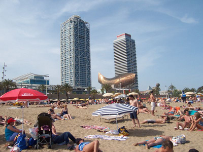 barcelona beach pictures. Barcelona beach